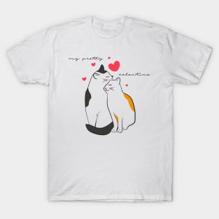 My pretty valentine cat lover T-Shirt